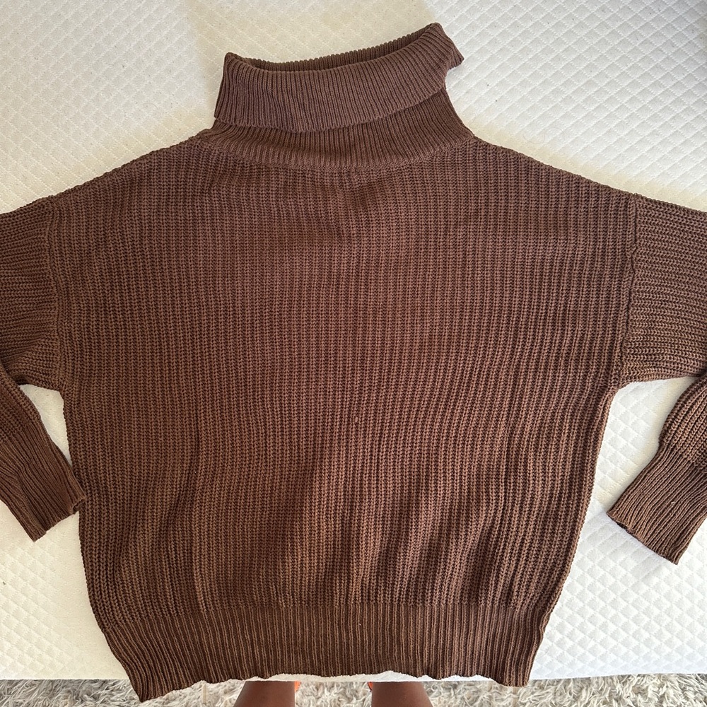 Brown sweater top